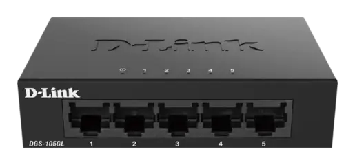LAN Switch D-Link DGS-105GL/E 10/100/1000 5port Metal Gigabit