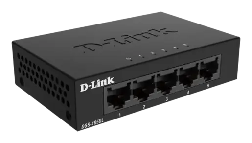 LAN Switch D-Link DGS-105GL/E 10/100/1000 5port Metal Gigabit