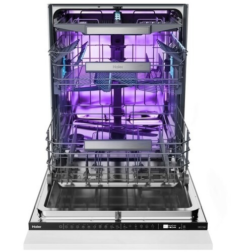 Haier ugradna mašina za pranje sudova XS 4A4M4BB, 14 kompleta, bela