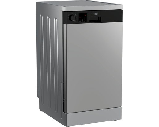 Beko mašina za pranje sudova DVS05031SB, 10 kompleta, slim, Siva