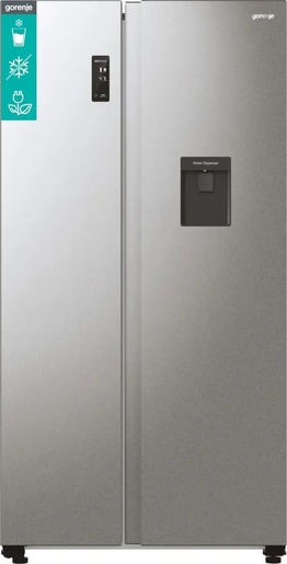 Gorenje side by side frižider NRR9185EAXLWD, 547 l, NoFrost, siva