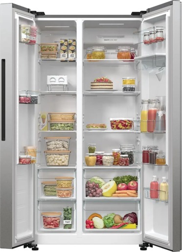Gorenje side by side frižider NRR9185EAXLWD, 547 l, NoFrost, siva