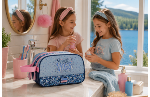 Movom spring vibes dečiji neseser sa 2 pregrade - plava 32.644.41