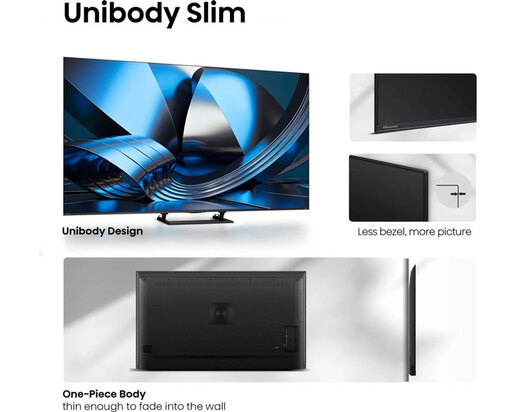 Hisense ULED Mini-LED TV 65" 65U7SE, 4K Ultra HD, VIDAA Smart OS