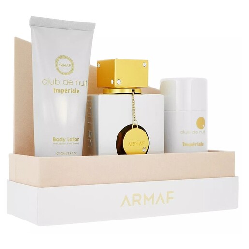 Ženski set Armaf Club de Nuit Impériale EDP 105 ml + DST 75 g + BL 100 ml