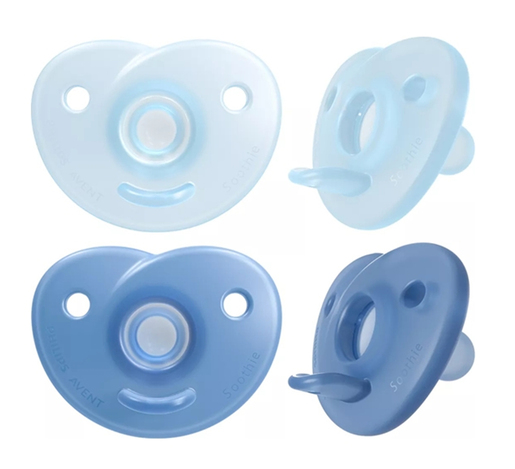 AVENT VARALICA SOOTHIE 0-6m (2kom) - BLUE/L.BLUE