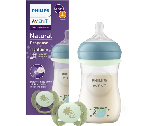 AVENT SET NATURAL RESPONSE NIGHTTIME SET - FLASICA SA VARALICOM 0913