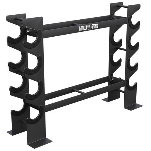 Gorilla sports Stalak za bučice na 2 nivoa do 300 kg