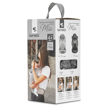 LORELLI KENGUR ERGONOMIC MIA - GREY