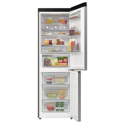 Gorenje kombinovani frižider NRK618C61X4WFE, 329 l, Total No Frost, sivi