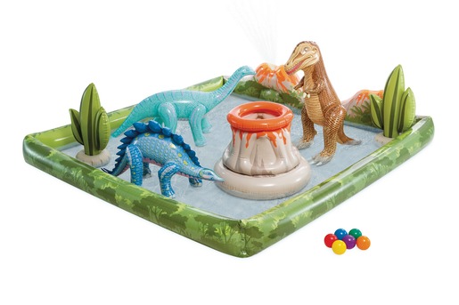 Intex Dečiji bazen igraonica Dino Avantura 201x201x36cm 56132NP