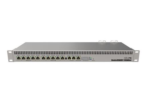 MikroTik RB1100Dx4 Ruter, 13x Gigabit, 60GB M.2 SSD