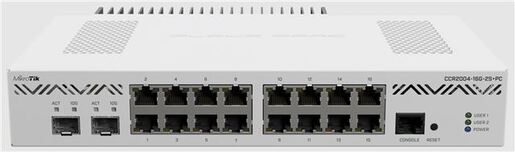 MikroTik CCR2004-16G-2S+PC Ruter, 16x Gigabit, 2x SFP+