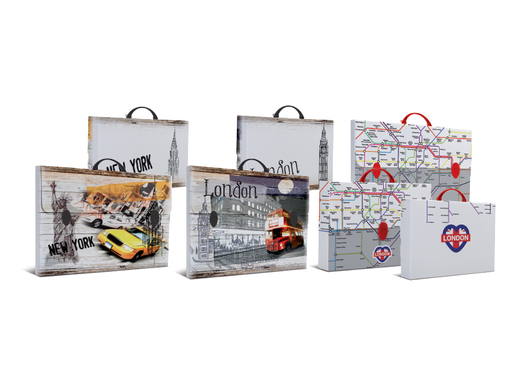 FOLDER NEW YORK & LONDON A4 28x39x8