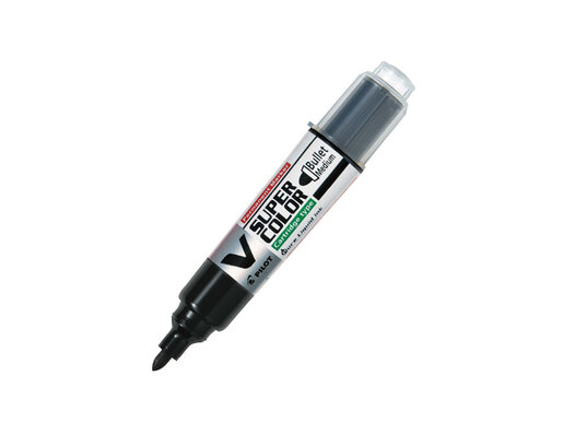 PILOT MARKER V SUPER COLOR OK.VRH CRNI
