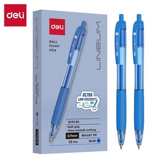 DELI HEMIJSKA OLOVKA PLAVA 0,7mm (mastilo ultra niskog viskoziteta) EQ150