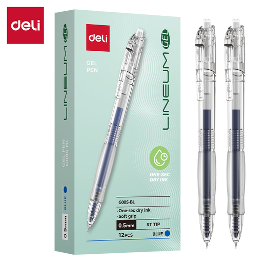 DELI ROLER GEL BRZOSUŠEĆI PLAVI 0,5mm (mastilo se suši za 1 sekundu) EG08S