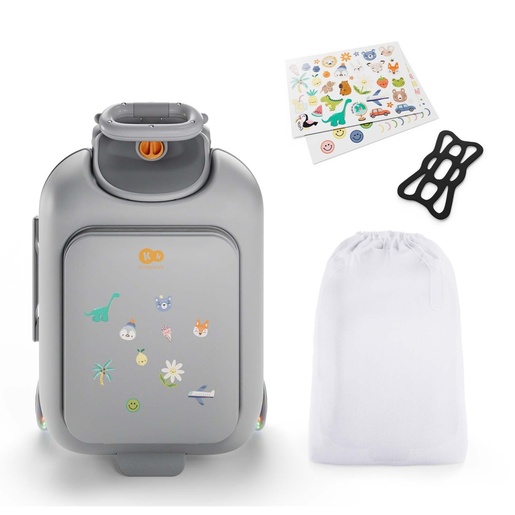 KINDERKRAFT DEČIJI KOFER 2U1 SA SEDIŠTEM CABBY GREY KACABB00GRY0000