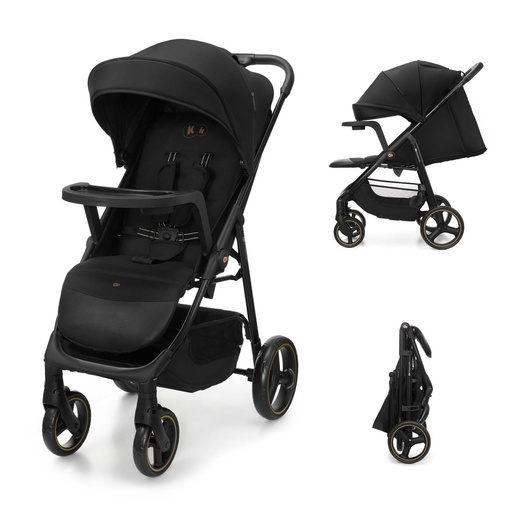 KINDERKRAFT KOLICA ZA BEBE SA TACNOM TRIG 3 BLACK KSTRIG03BLK000T