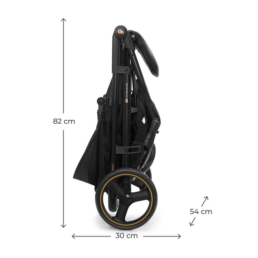 KINDERKRAFT KOLICA ZA BEBE SA TACNOM TRIG 3 BLACK KSTRIG03BLK000T