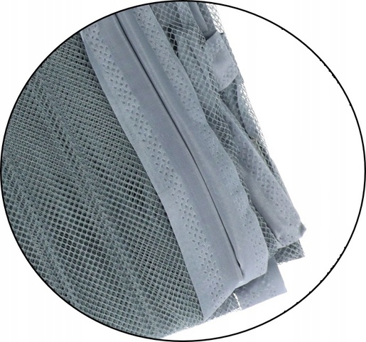 CHOMIK Magnetna zavesa protiv insekata za vrata 80/90/100 × 210/220 cm, siva HEB5528