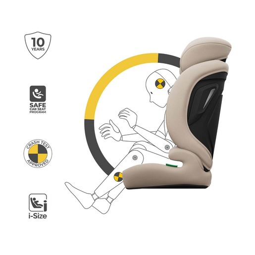 KINDERKRAFT AUTOSEDIŠTE COMFORT UP 2 PLUS I-SIZE BEIGE KCCOUP02BEGPL00