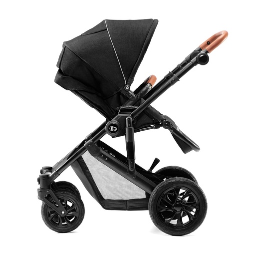 KINDERKRAFT KOLICA ZA BEBE 3U1 PRIME MINK PRO BLACK KSPRIM00BLK300I