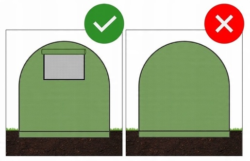 CHOMIK Baštenski plastenik za paradajz – zeleni, 200 × 77 × 168/146 cm 5507 TUN5507