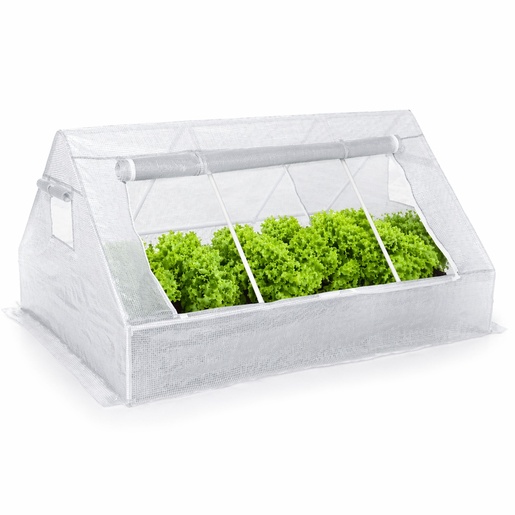 CHOMIK Mini baštenski plastenik beli 180 × 140 × 94 cm TUN0773