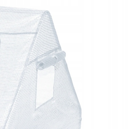 CHOMIK Mini baštenski plastenik beli 180 × 140 × 94 cm TUN0773
