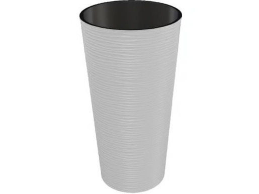 GARDINO saksija FINESA okrugla 25X46,5 bela
