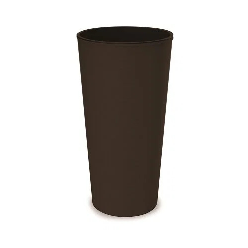 GARDINO okrugla visoka saksija MELROSE GLAMOUR 25X46,5H antracit