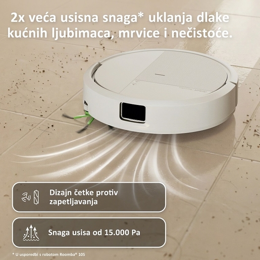 iRobot Roomba® 115 Combo Robot + Baza AutoEmpty™ White