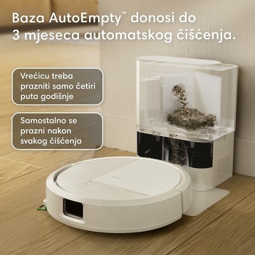 iRobot Roomba® 115 Combo Robot + Baza AutoEmpty™ White