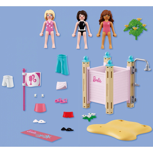 Playmobil Barbie Kabine za presvlačenje na plaži