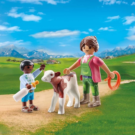 Playmobil Duo pack Farmer sa teletom