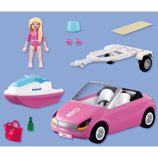 Playmobil Barbie Auto sa prikolicom sa skuterom