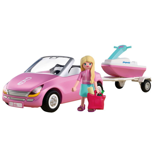 Playmobil Barbie Auto sa prikolicom sa skuterom