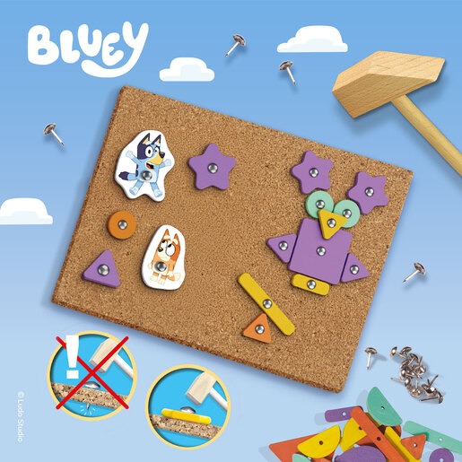 SES Creative Bluey set mali majstor sa drvenim čekićem