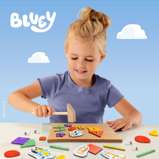SES Creative Bluey set mali majstor sa drvenim čekićem