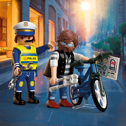 Playmobil City action Sprečavanje kradje bicikla