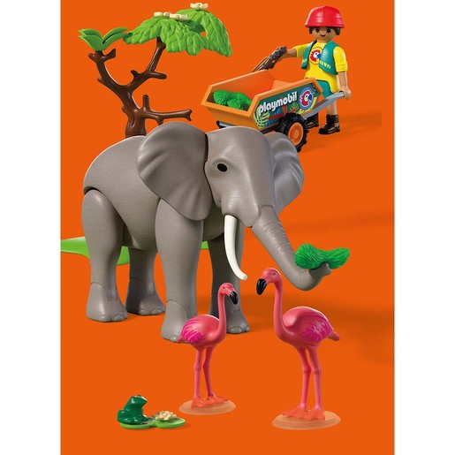 Playmobil Animals&Friends Slon i čuvar