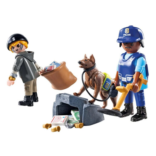 Playmobil Policijska potraga sa psom tragačem