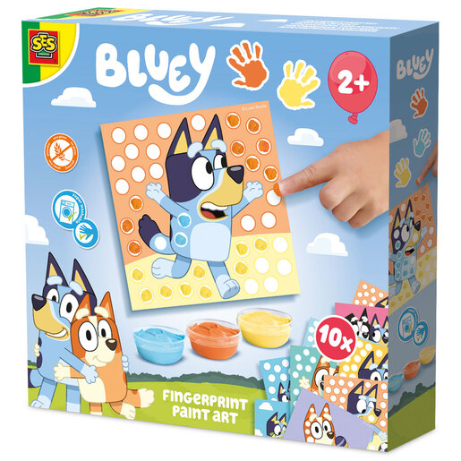 SES Creative Bluey set bojimo prstima