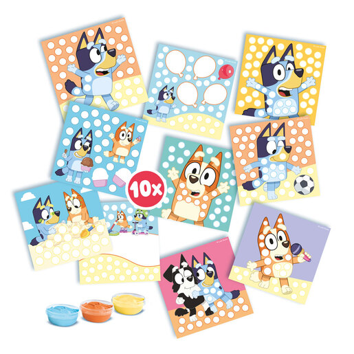 SES Creative Bluey set bojimo prstima
