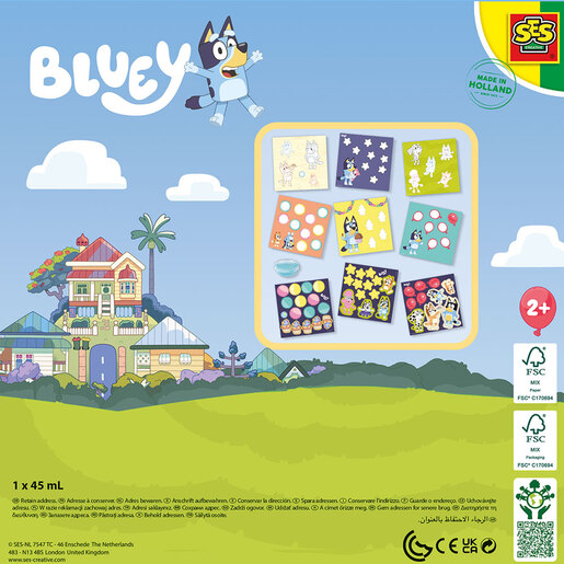 SES Creative Bluey kreativeni set sa stikerima