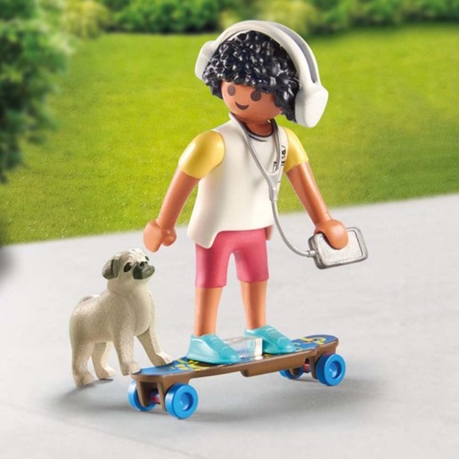 Playmobil My life Zabava sa skejtom i psom