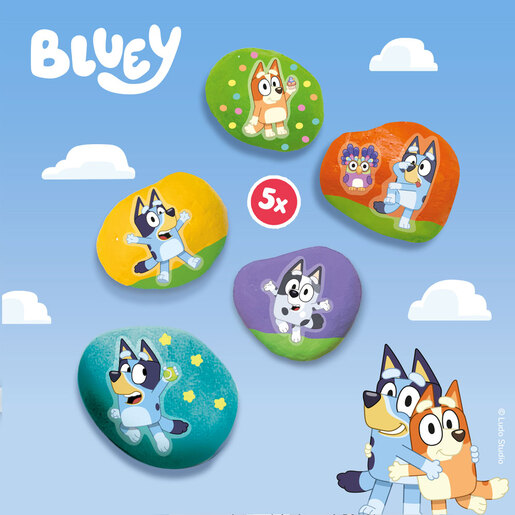 SES Creative Bluey set dekoriši kamen