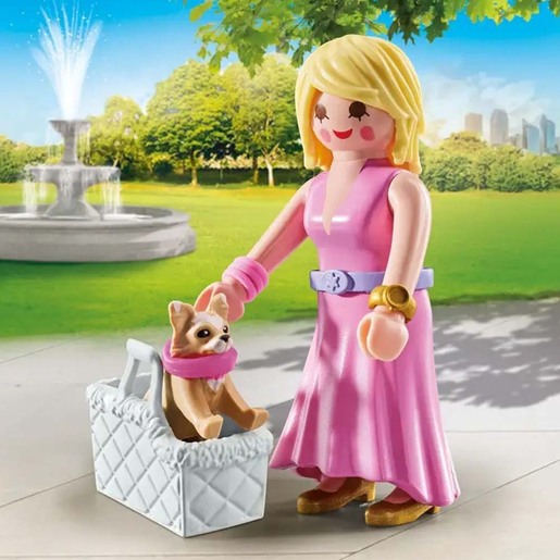 Playmobil My life Devojka u šetnji sa čivavom