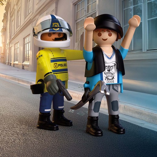 Playmobil City action Potera za pljačkašem skejterom